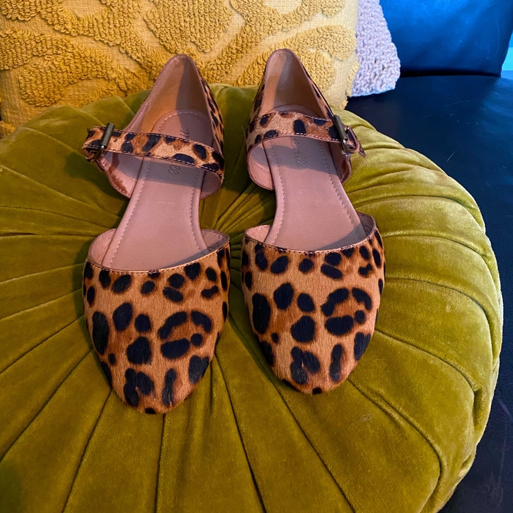 Madewell Leopard Print Mary Jane’s